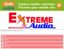 Tablet Screenshot of extremeaudiokc.com